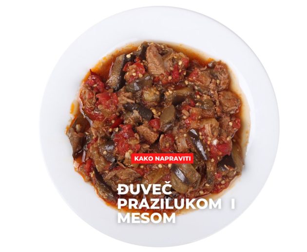 đuveč sa prazilukom i mesom