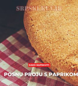 Posna proja s paprikom – tradicionalan srpski doručak