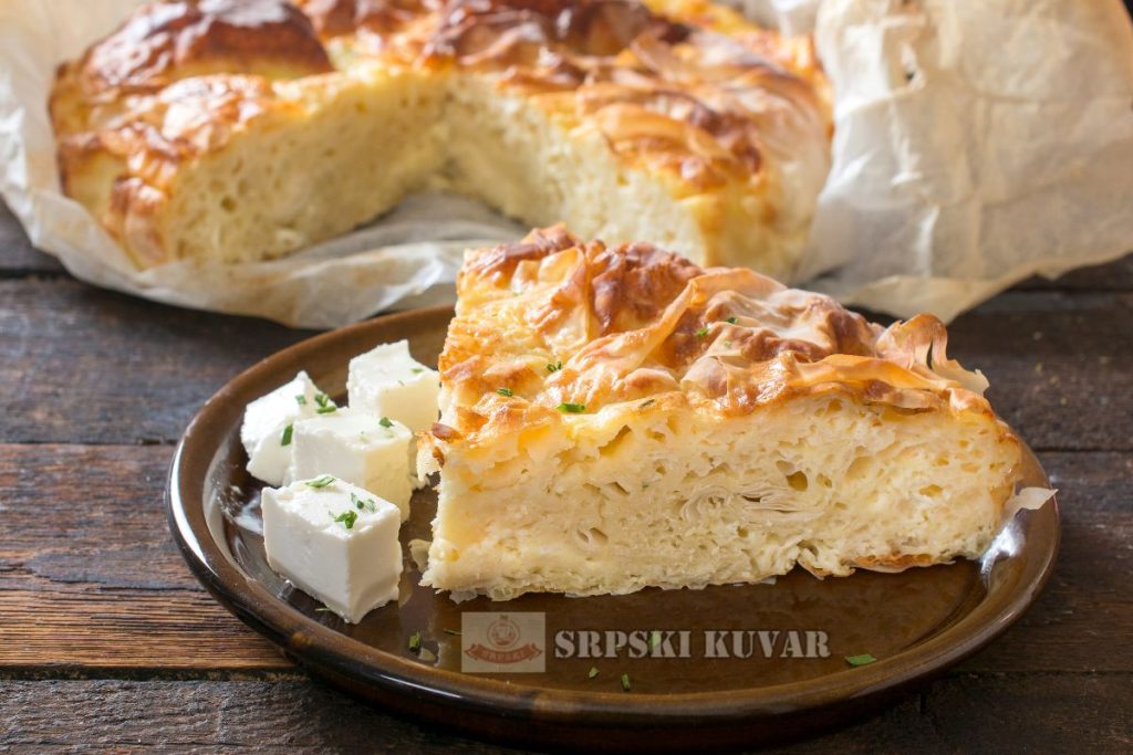 pita gužvara sa kiselim mlekom